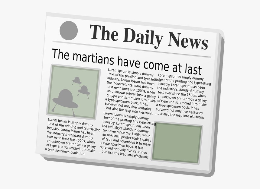 Newspaper Clip Art, HD Png Download