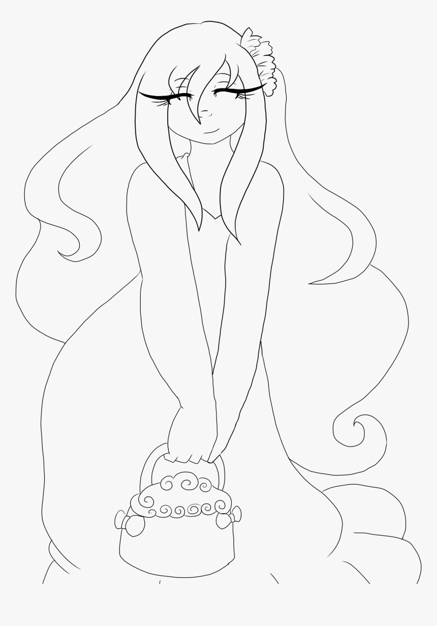 Transparent Anime Lineart Png - Line Art, Png Download