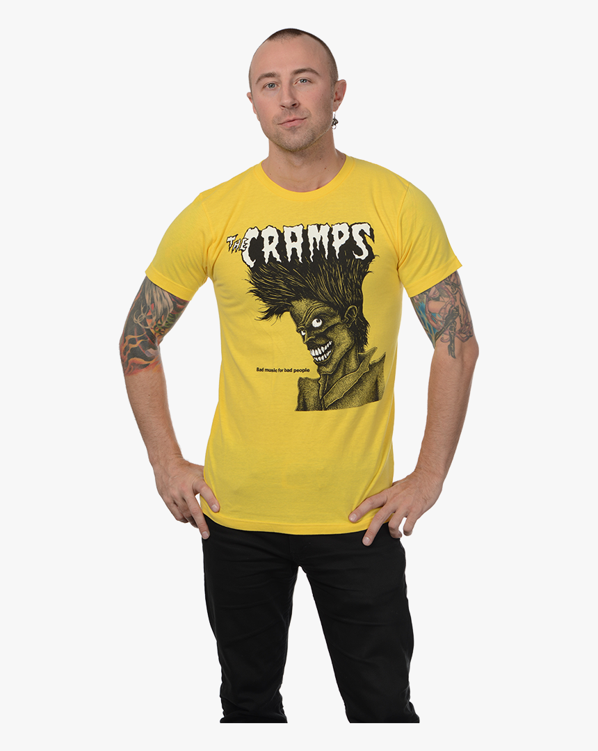 Cramps Bad Music For Bad People Shirt, HD Png Download