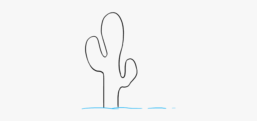 How To Draw Cactus - Cactus, HD Png Download