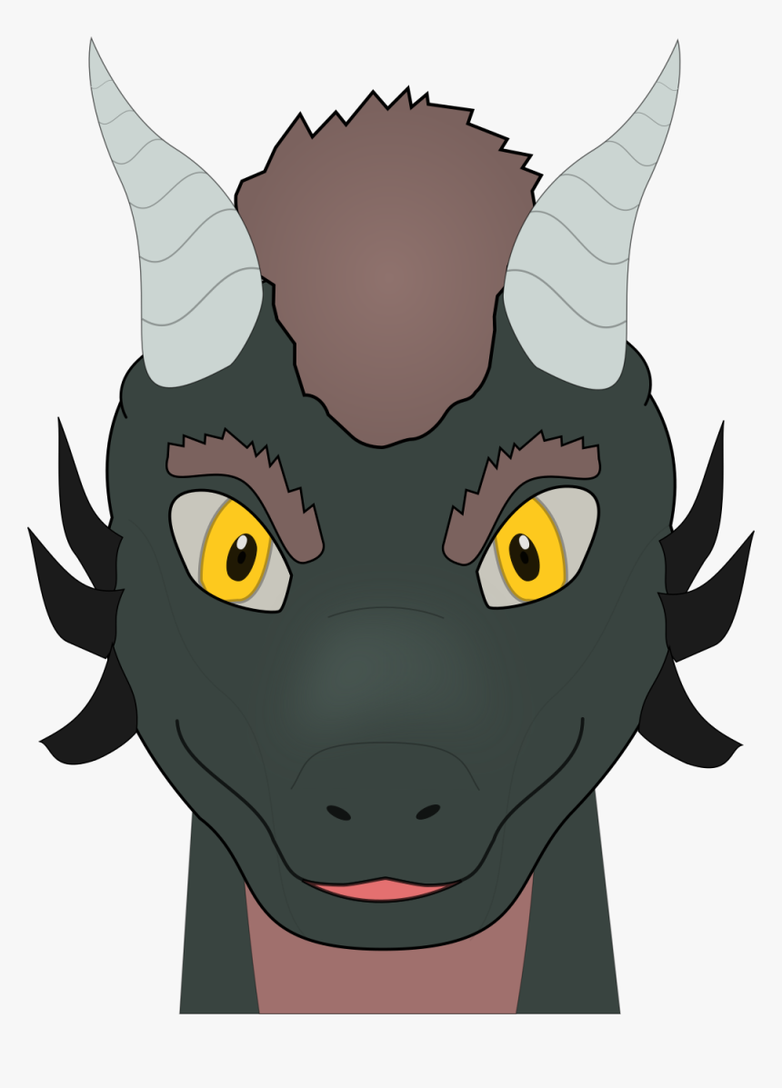 Zephyr Dragon Portrait, Gift Art - Horn, HD Png Download