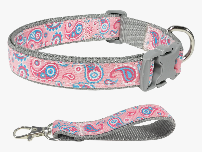 Spring Bloom Timeless Iconic Paisley Baby Pink Dog - Strap, HD Png Download