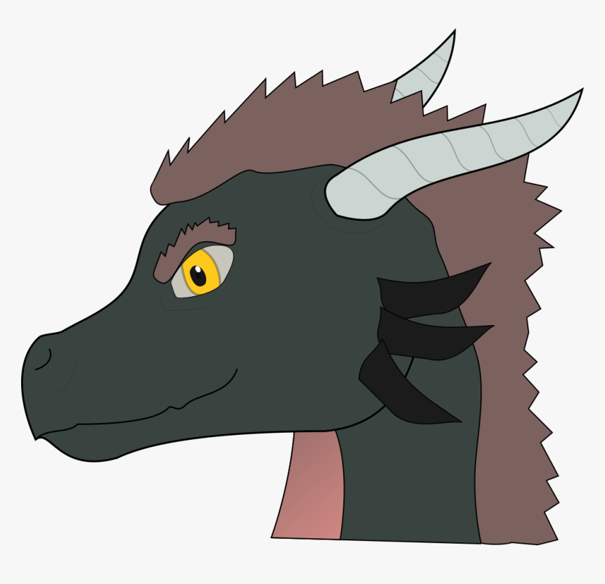 Zephyr Dragon Portrait, Gift Art - Dragon Side Face, HD Png Download