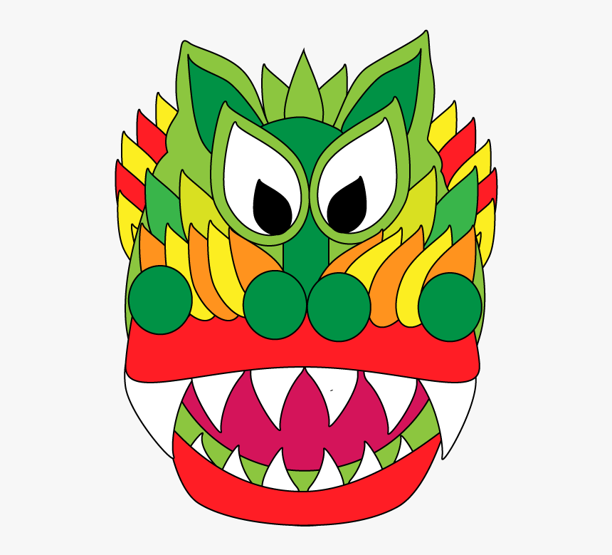 Chinese New Year Dragon And Lantern Coloring Sheets, HD Png Download