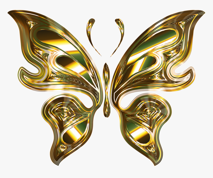 Transparent Butterfly Body Clipart - Png Transparent Transparent Background Butterfly Png, Png Download