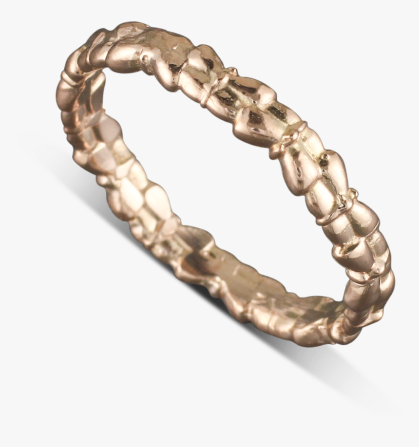 14 Karat Rose Gold Butterfly Stack-able Ring Size - Bracelet, HD Png Download