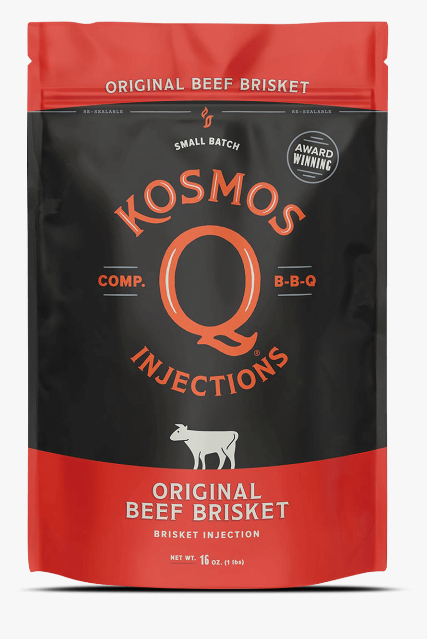 Original Beef Brisket Injection Front View Kosmo S - Beef, HD Png Download