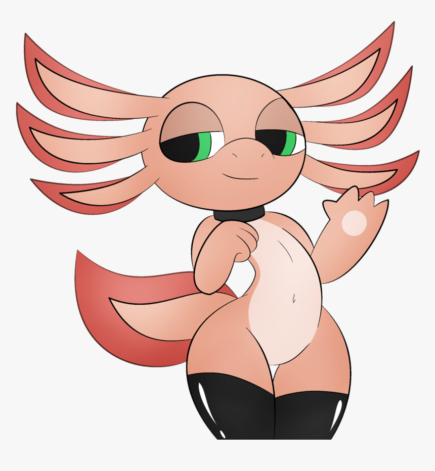 Rin The Axolotl - Axolotl Chibi, HD Png Download