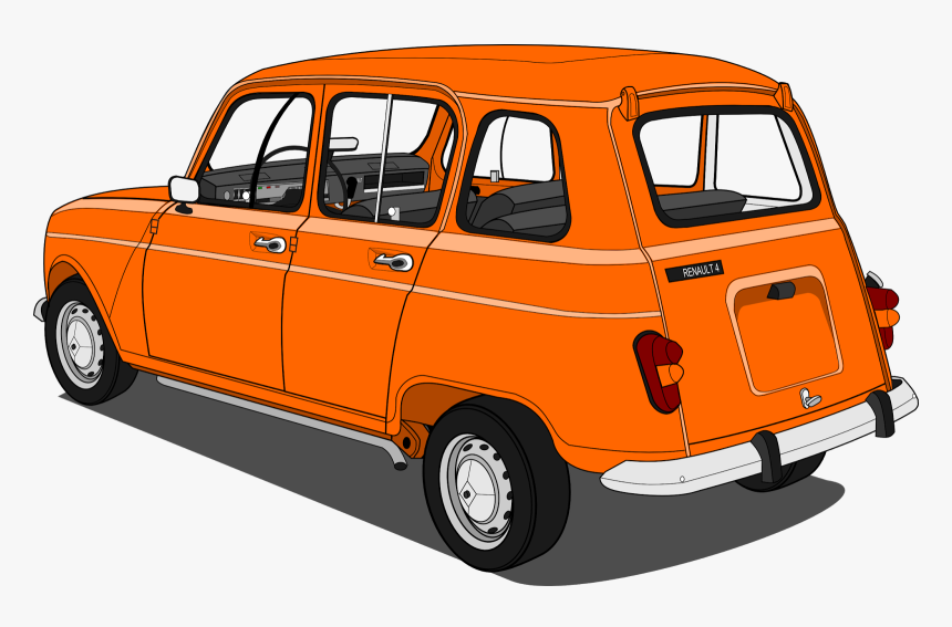 Renault 4l Clipart, HD Png Download