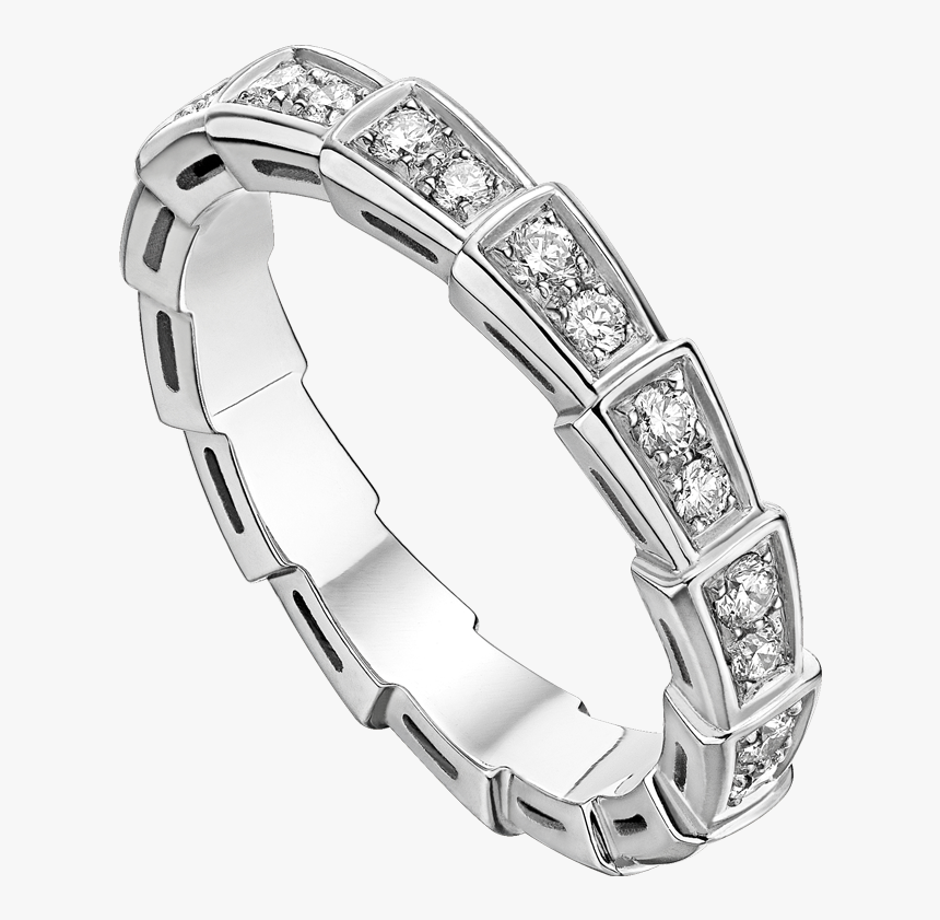 Serpenti Rose Gold Wedding Band An856949 Aed - Serpenti Ring Bvlgari White Gold, HD Png Download