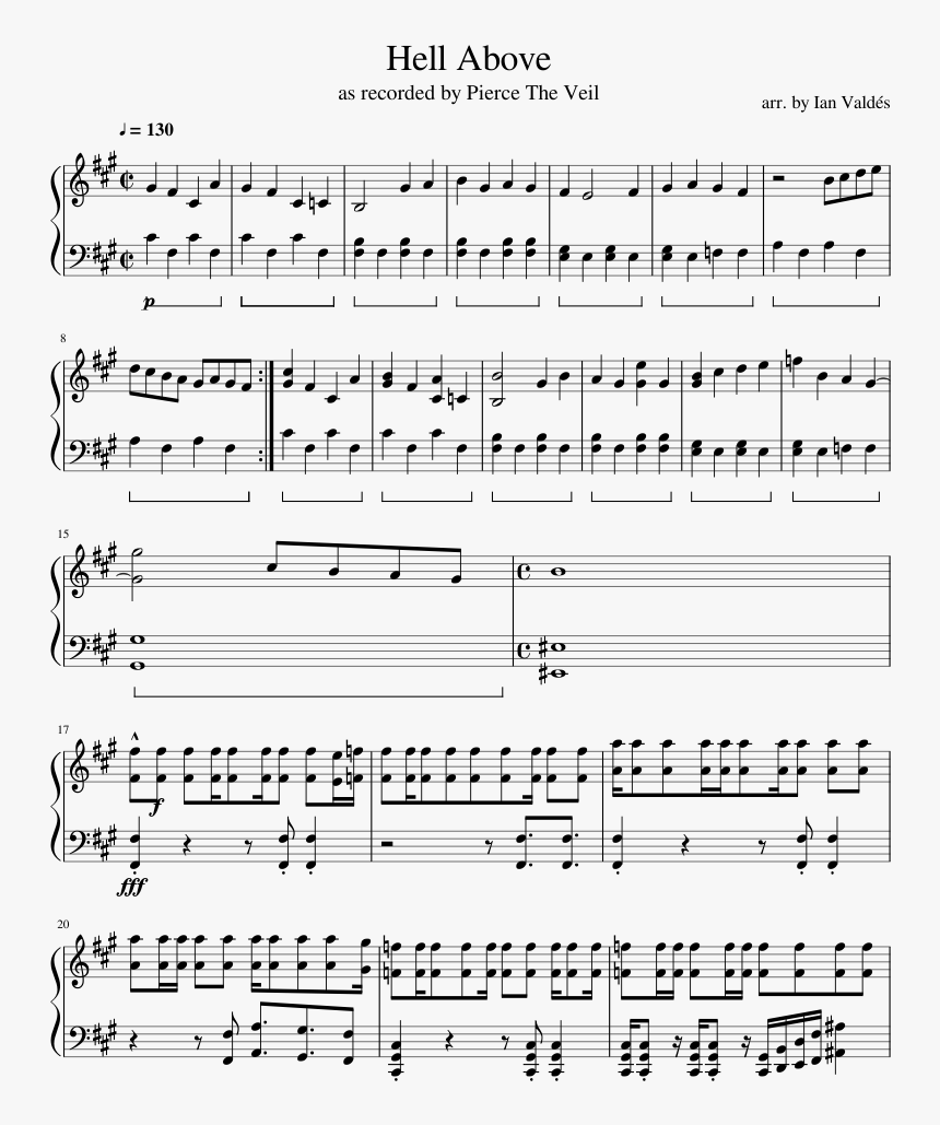 Transparent Pierce The Veil Png - Two Mallet Marimba Solos, Png Download