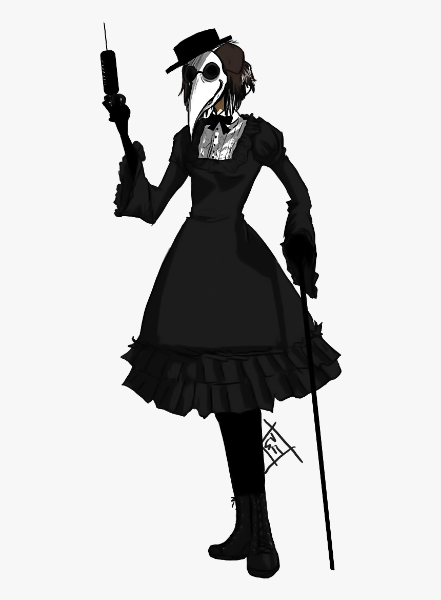 Female Plague Doctor Costume - Plague Doctor Costume Woman, HD Png Download