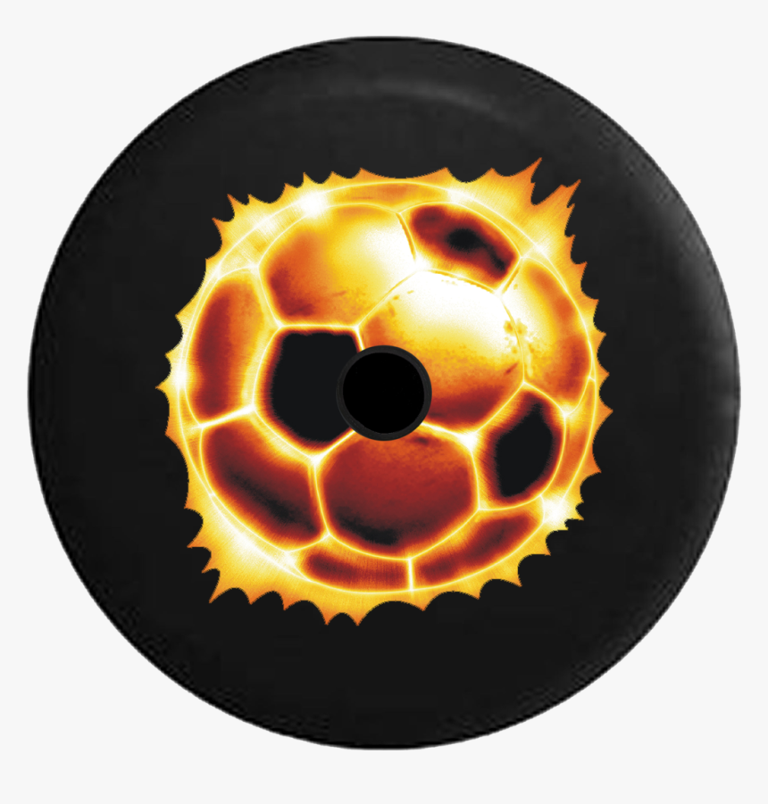 Fire Soccer Ball Png, Transparent Png