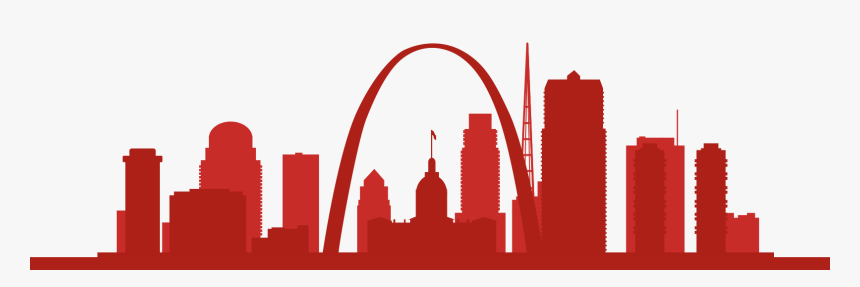 Gateway Arch - St Louis Arch Red, HD Png Download