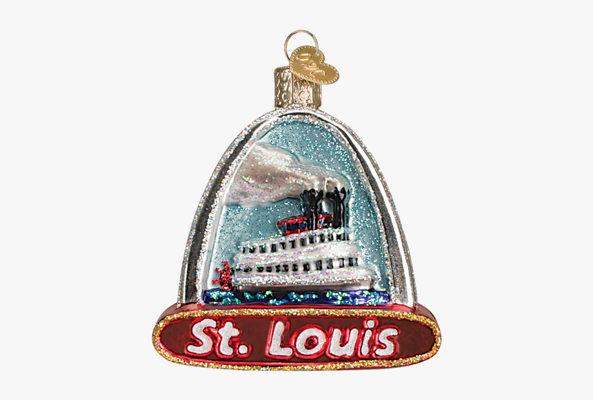 St Louis Arch And Landmarks Glass Ornament - Locket, HD Png Download