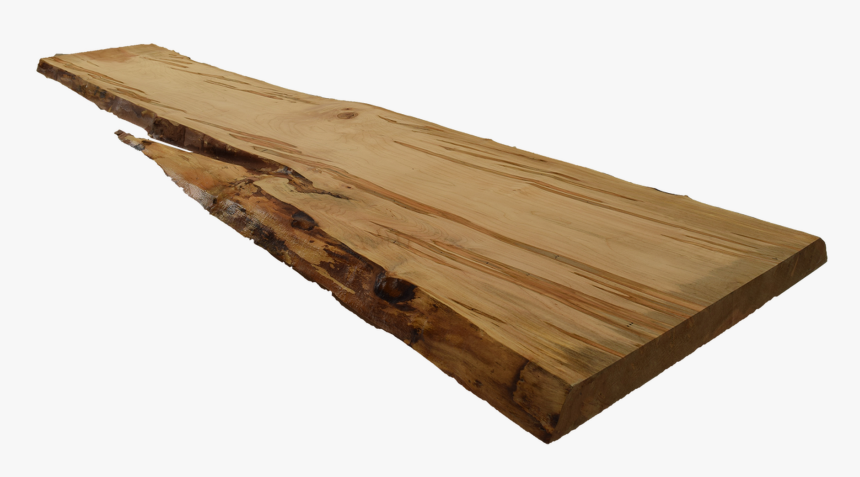 Front-side Angle Of Maple Live Edge Slab - Live Edge Wood Png, Transparent Png
