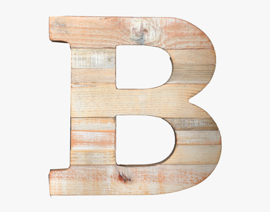 Pine Wood Letter B - Plywood, HD Png Download