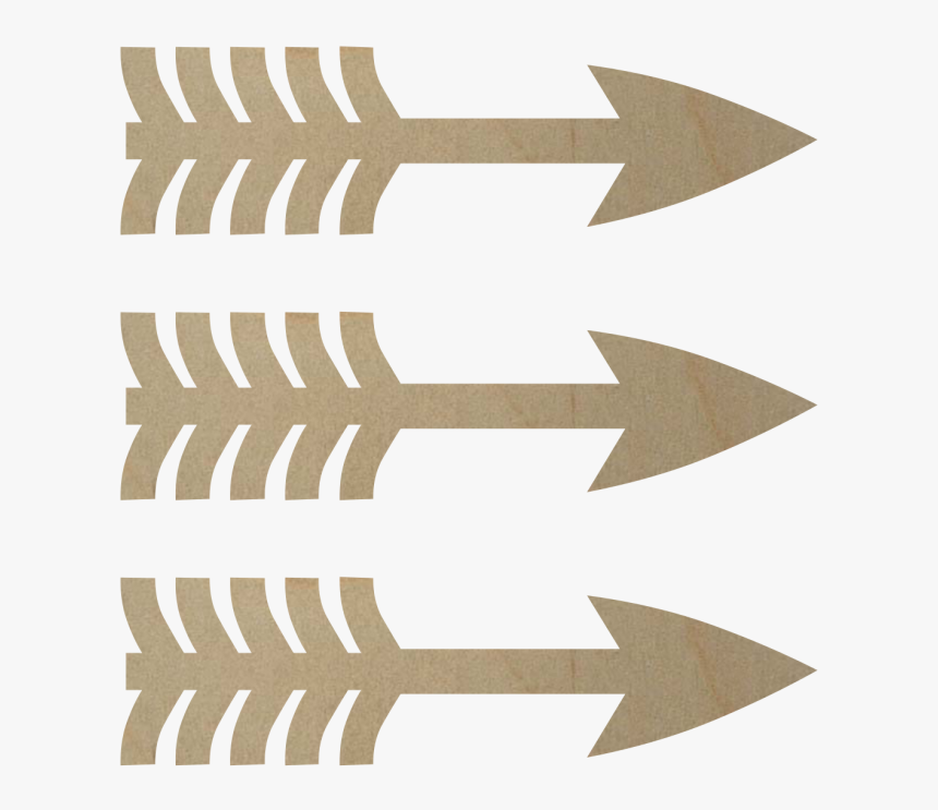 Wooden Arrow Cutout - Wood, HD Png Download