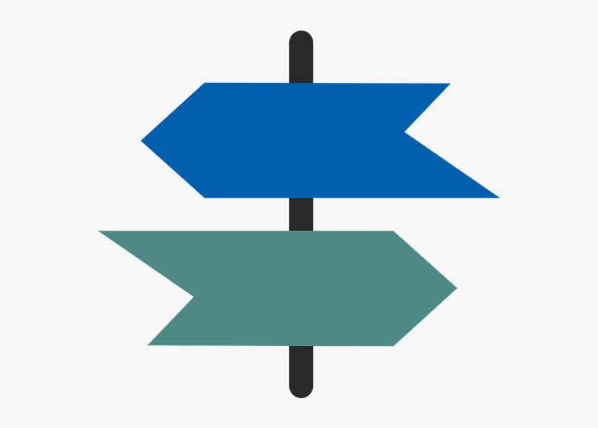 Direction, Left, Right, Arrow, Set, Symbol, Sign, Way - Petunjuk Arah Kanan Kiri, HD Png Download