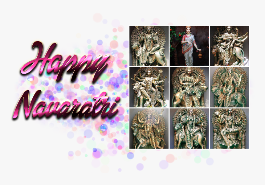 Happy Navaratri Png - Brahmacharini Wikipedia, Transparent Png