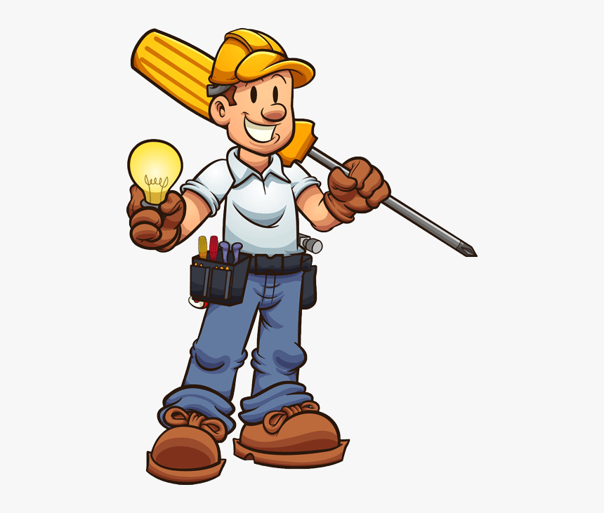 Electrician Electrician Ready To Fix In Greeley, Co - Cartoon, HD Png Download