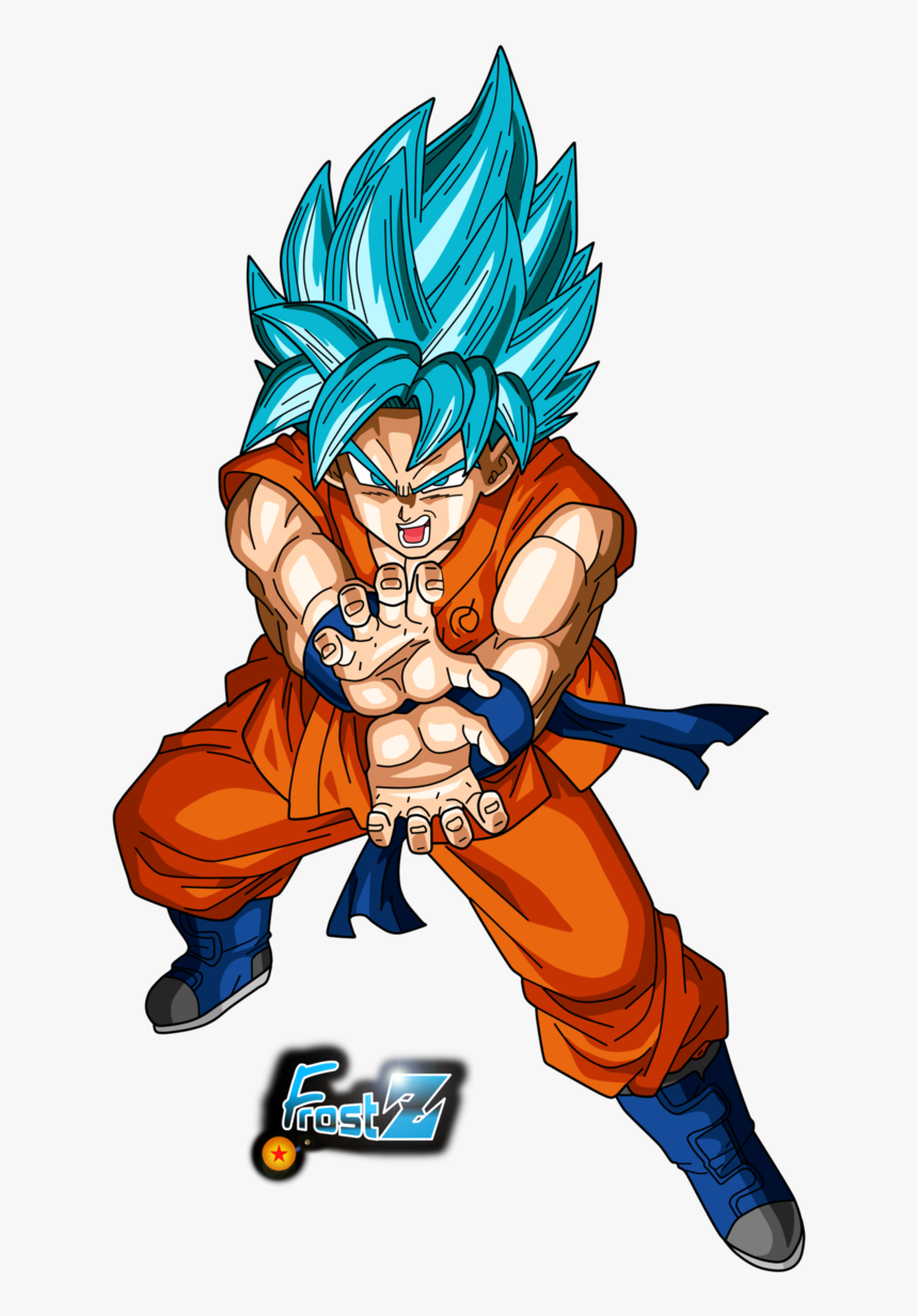 Goku Blue Sayajin Png, Transparent Png