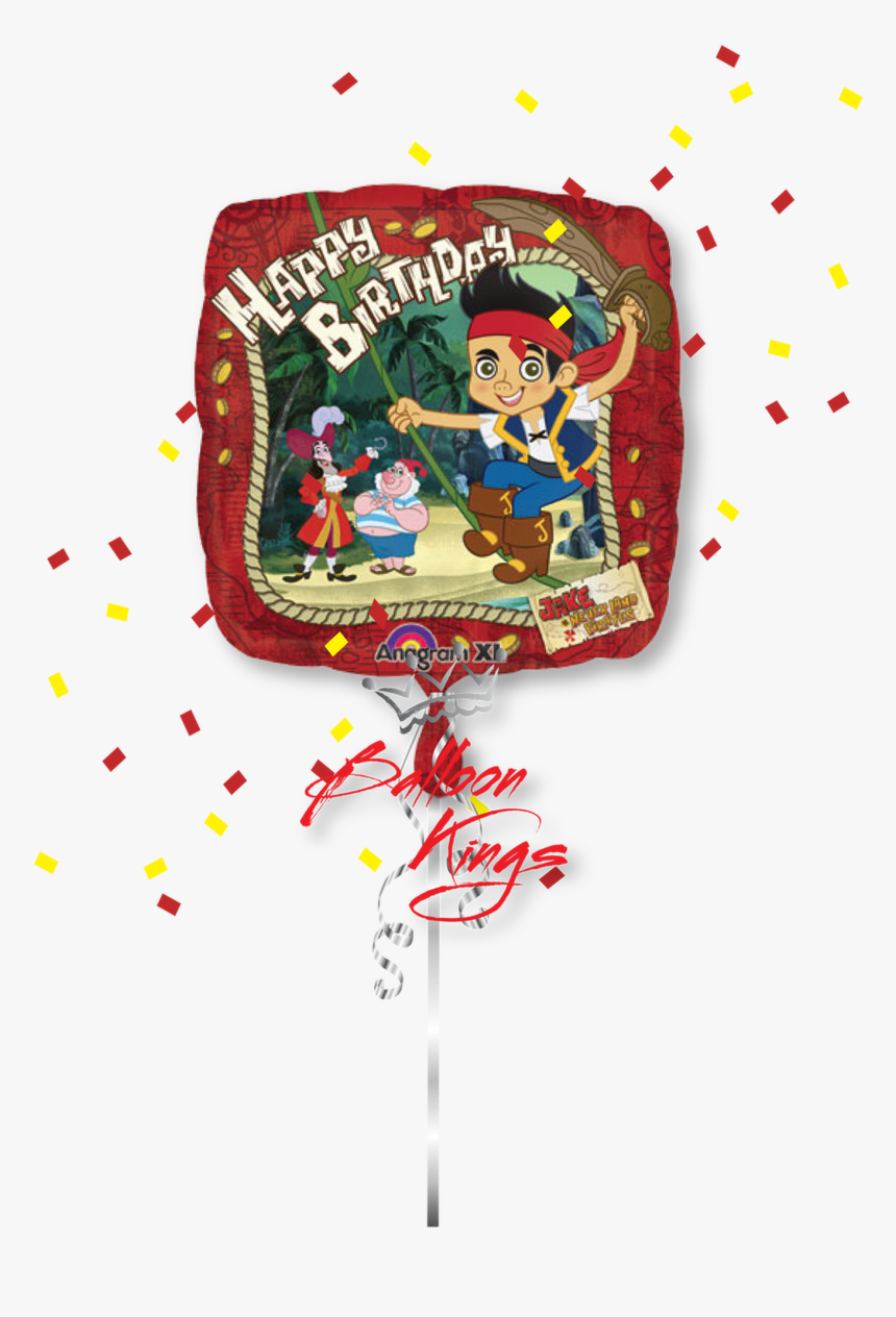 Hb Jake And The Never Land Pirates - Disney Happy Birthday Pirate, HD Png Download
