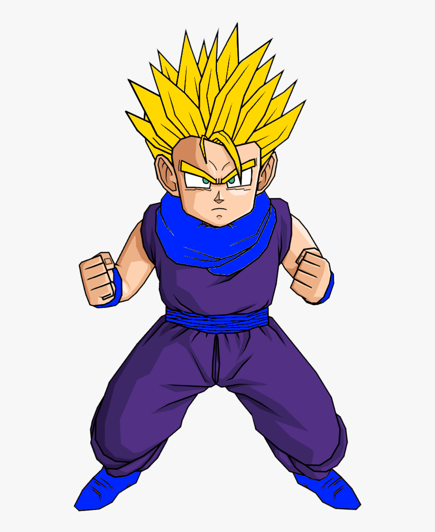 Kid Gohan Fpssj - Kid Gohan, HD Png Download