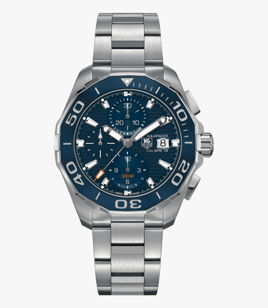 Aquaracer Calibre 16 Automatic Chronograph 300m - Tag Heuer Calibre 16 Aquaracer, HD Png Download