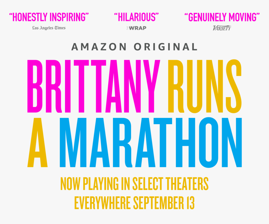 Title Treatment For Bram - Brittany Runs A Marathon Font, HD Png Download