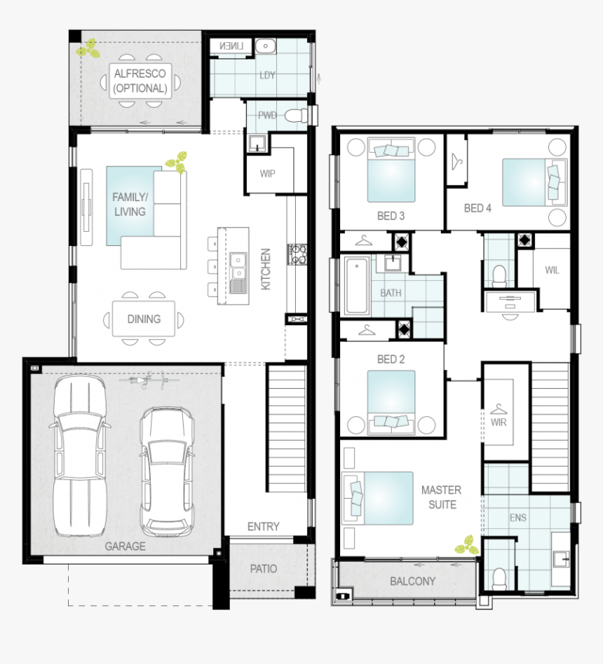 Luka Floor Plan 1 - Floor Plan, HD Png Download