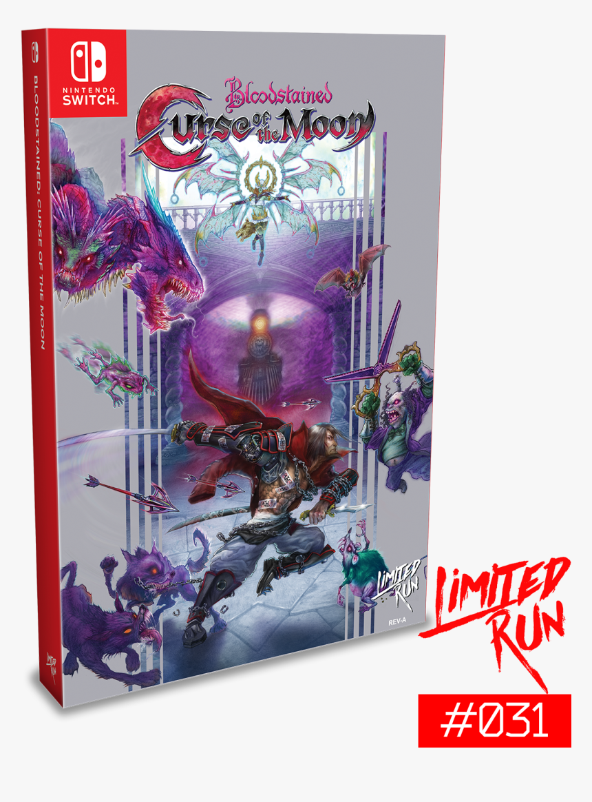 Bloodstained Curse Of The Moon Physical, HD Png Download