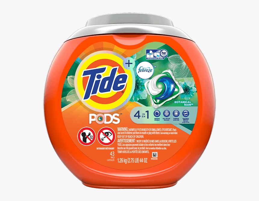 Tide Pods® Plus Febreze™ Laundry Detergent - Tide Detergent, HD Png Download