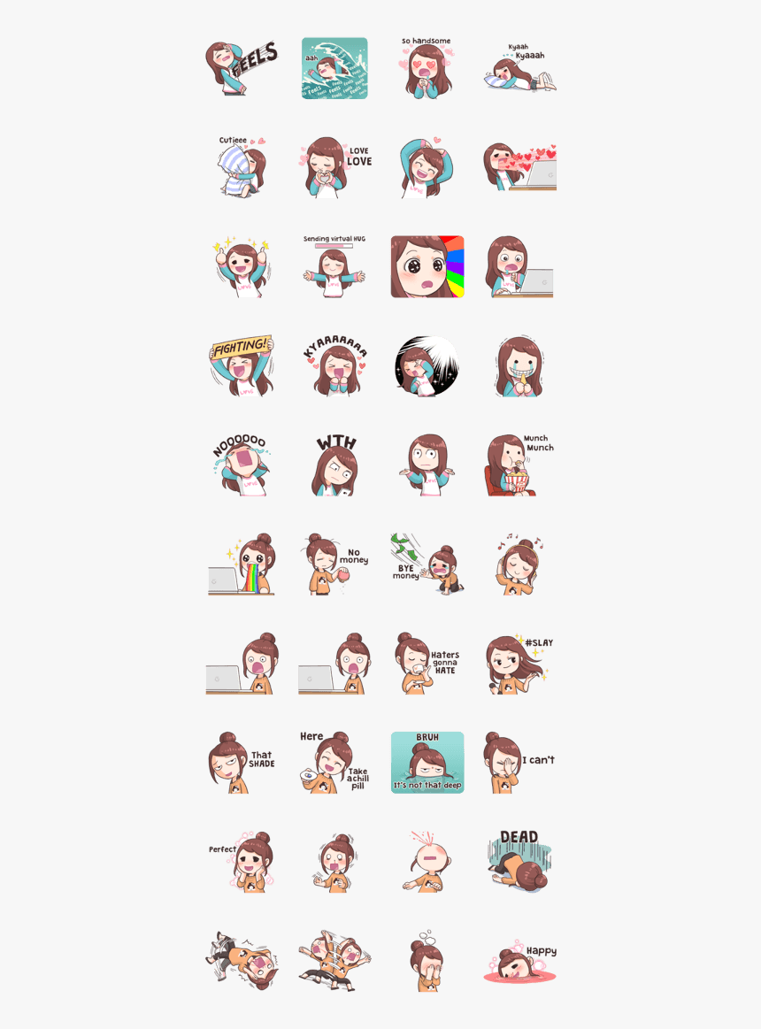 Fangirl S Activities - Fangirl Activities Line Sticker, HD Png Download