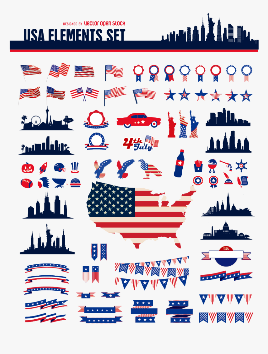 Usa Flag, HD Png Download