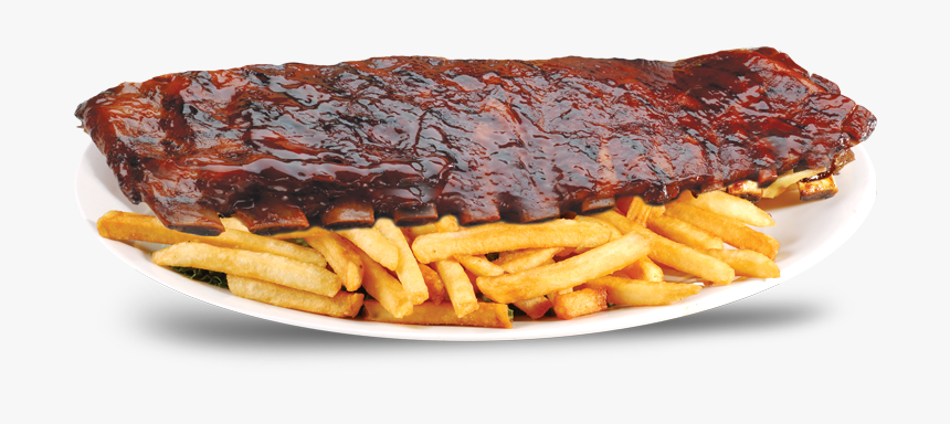 4 Ribs And Fries Transparent, HD Png Download