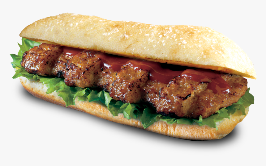 Bbq Rib Burger, HD Png Download