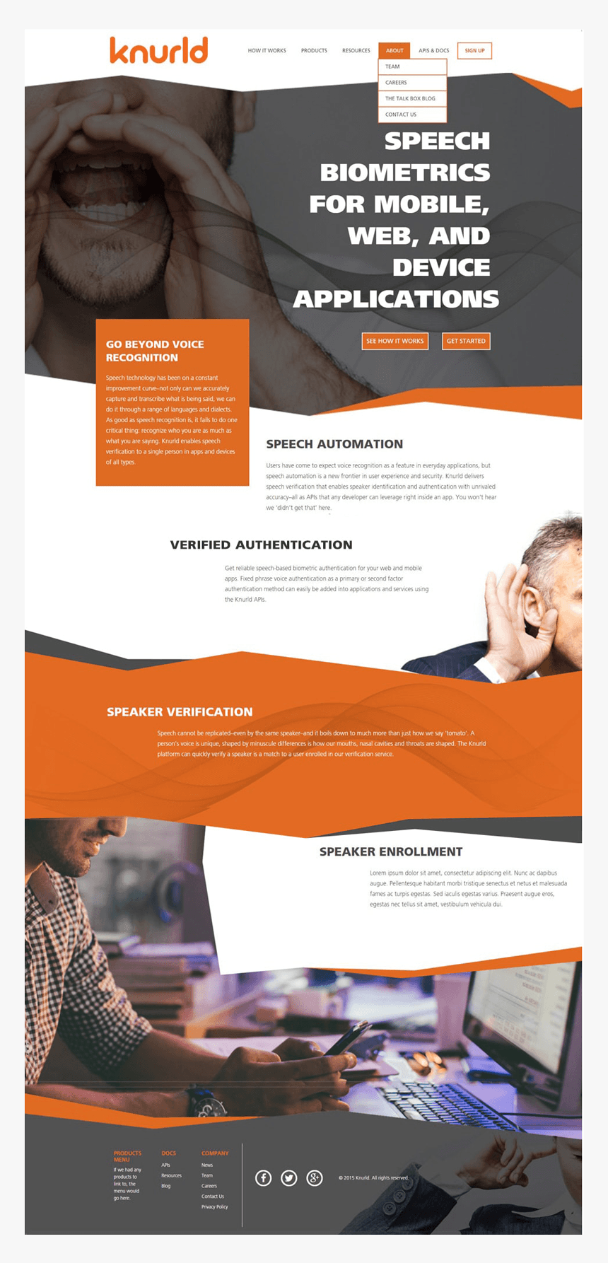 Io Home Page As Of January - Design Brochure Contact Page, HD Png Download