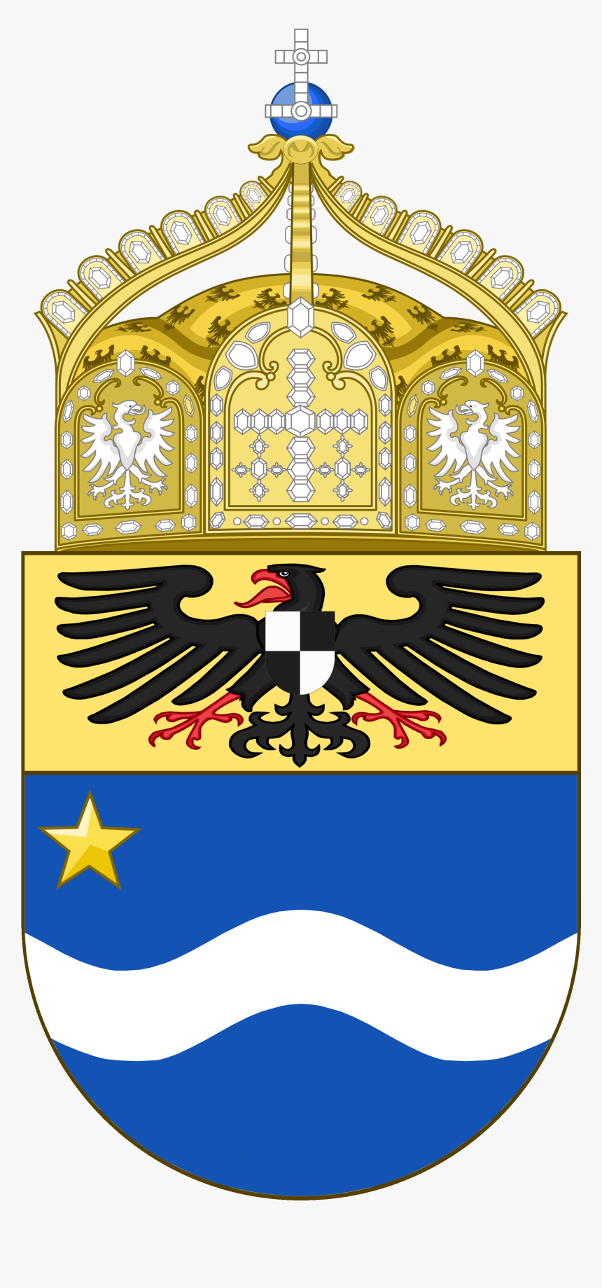 Transparent Victory Symbol Png - Crown Of The Holy Roman Empire, Png Download