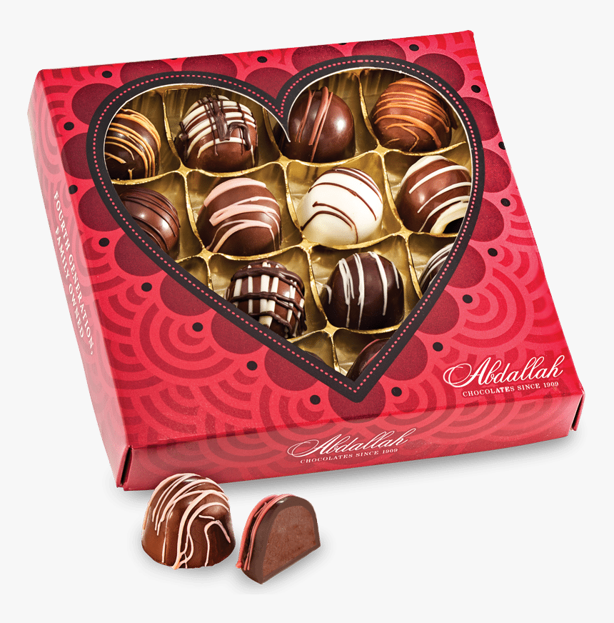 Abdallah Heart Box Chocolate, HD Png Download