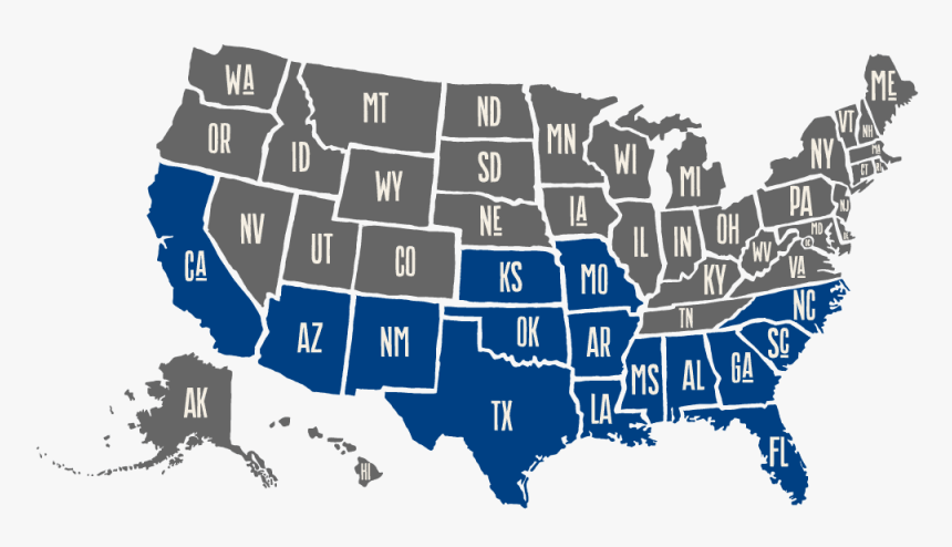 Last Year Election Map, HD Png Download