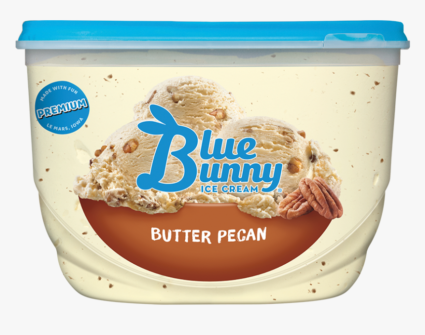 Butter Pecan - Blue Bunny Mint Ice Cream, HD Png Download