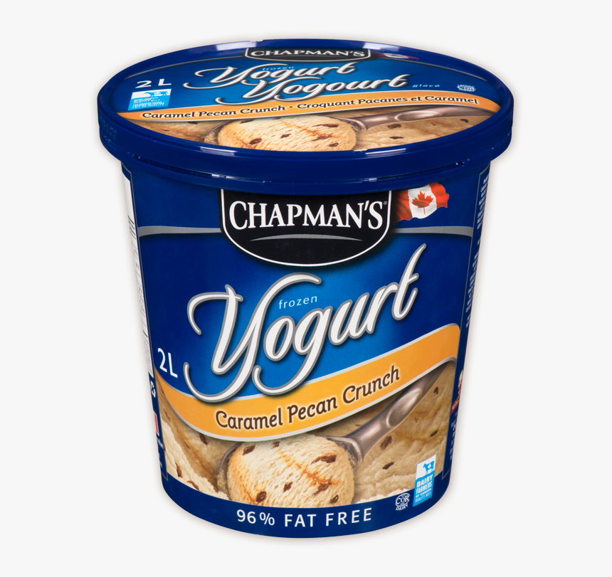 Chapman S Caramel Pecan Crunch Frozen Yogurt - Chapmans Ice Cream Yogurt, HD Png Download