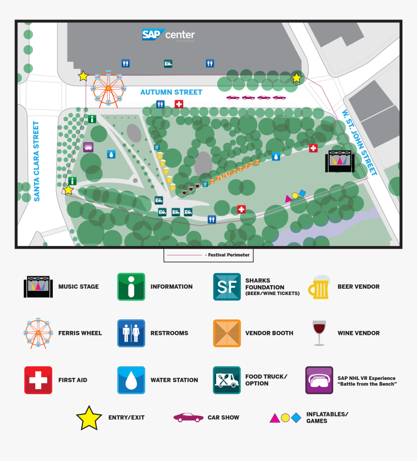 Sapc25 Festivalweekend Map - Map, HD Png Download