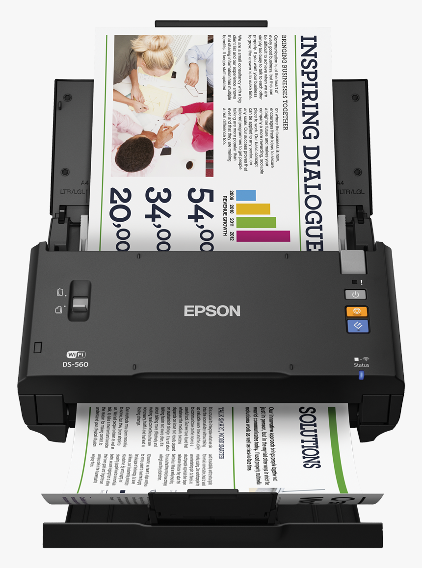 Epson Workforce Ds-560, HD Png Download