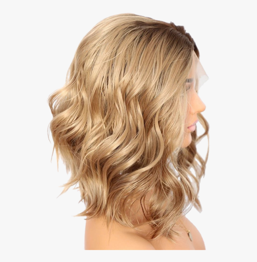 Transparent Blond Wig Png - Wig, Png Download
