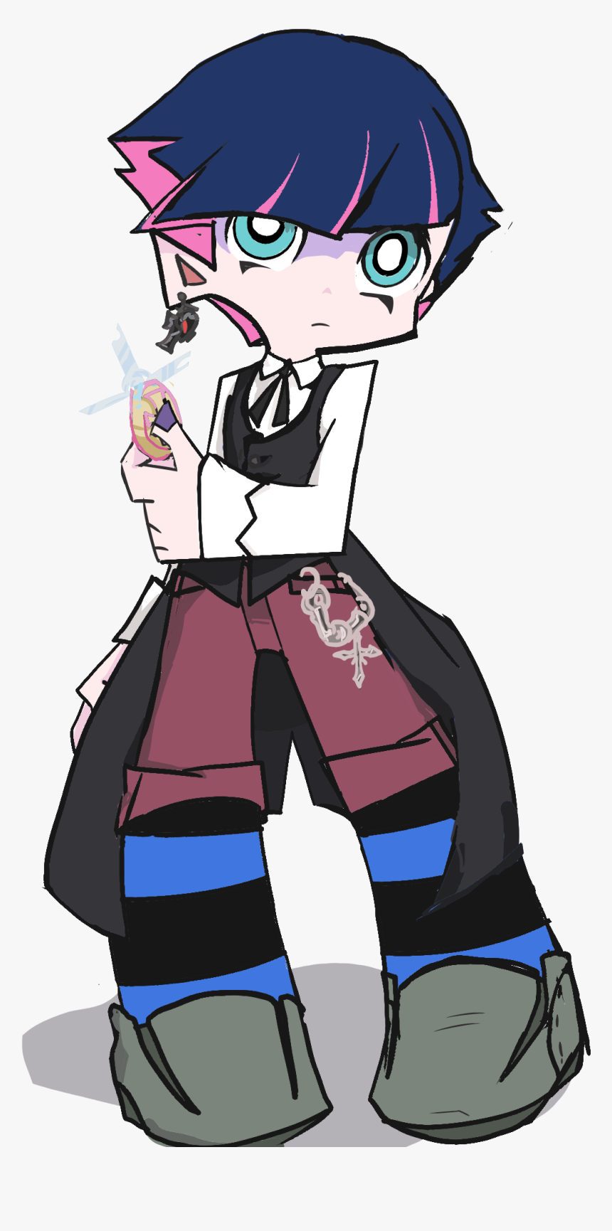Gender Bender Stocking - Cartoon, HD Png Download