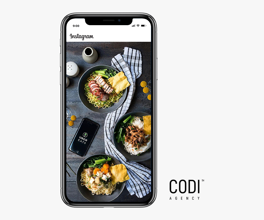Ubereats Phone2 - Side Dish, HD Png Download