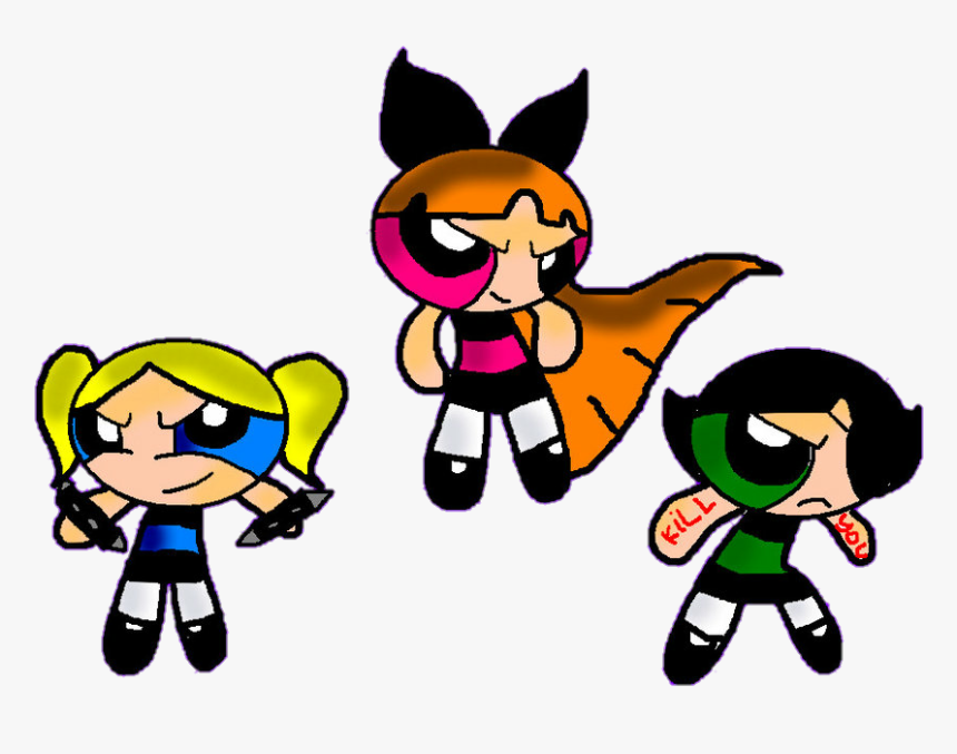1435413558940 The Dark Powerpuff Girls - Powerslut Girls, HD Png Download