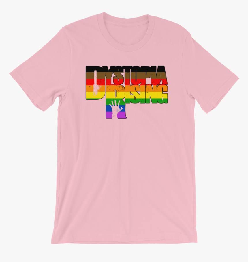 Lgtbq Dr Pride Mockup Front Wrinkled Pink - T-shirt, HD Png Download